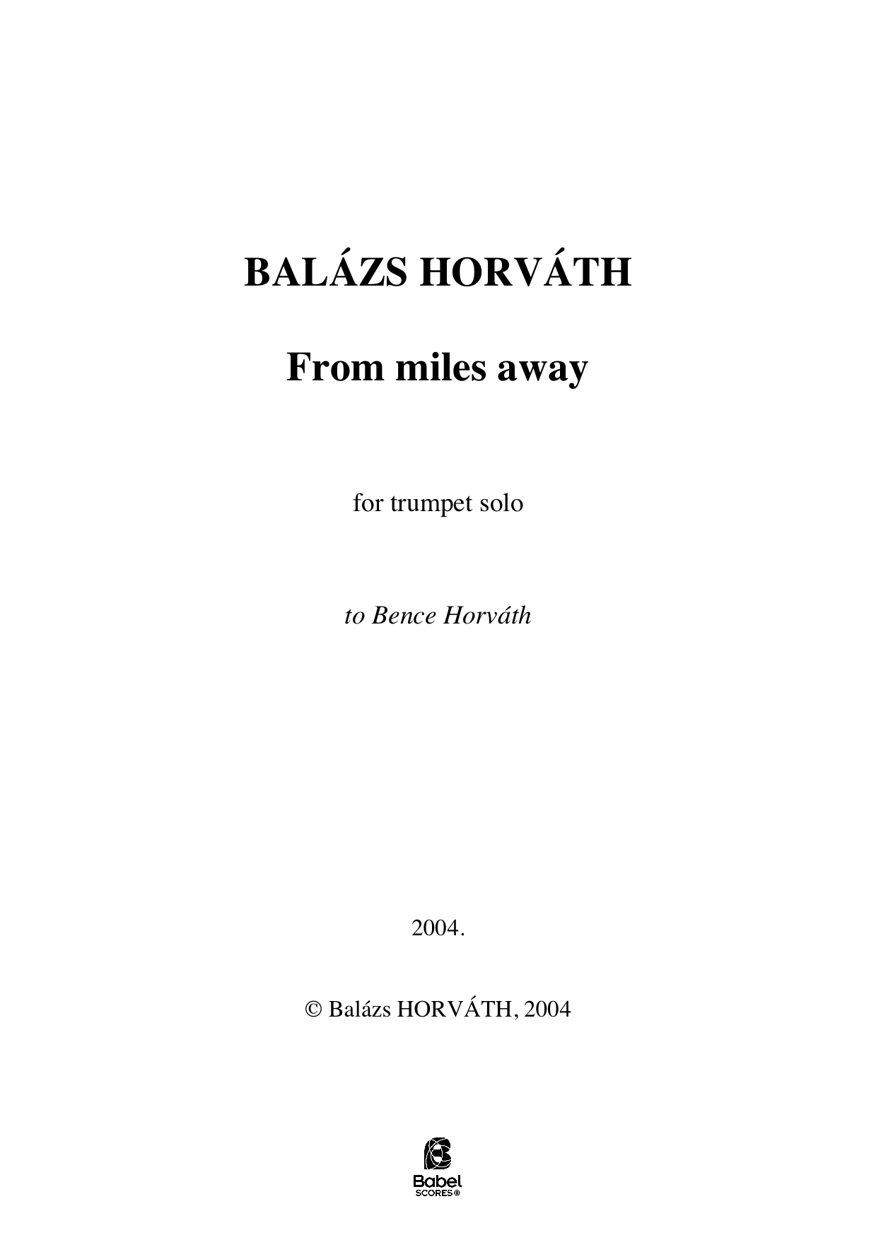 From miles away Balazs HORVATH A4 z 1 577